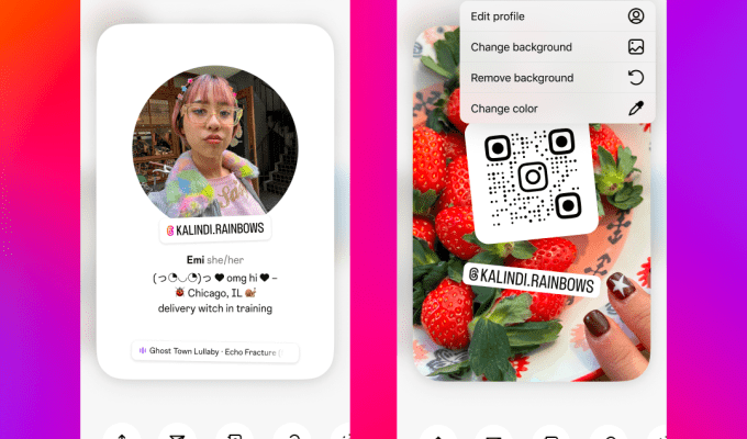 Das neueste Feature von Instagram ist eine digitale Visitenkarte fuer