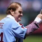 Der Baseball Hitkoenig aller Zeiten und umstrittene Figur Pete Rose ist