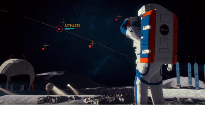 ESA Das Mondscheinprogramm der ESA zur Schaffung eines 400000 km