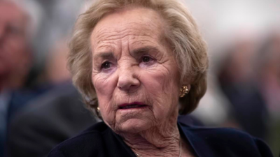 Ethel Kennedy Witwe von Senator Robert F Kennedy Sr erleidet