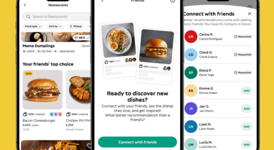Glovo verleiht seiner Essensliefer App eine soziale Bindung