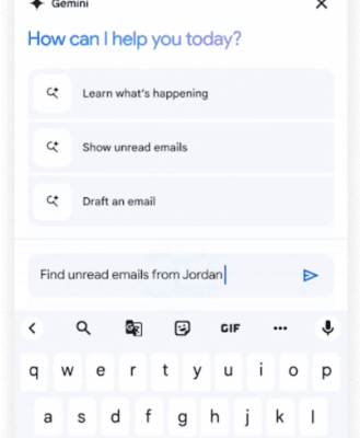 Gmail Benutzer auf iOS koennen Gemini jetzt Fragen zu ihren E Mails