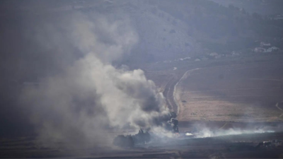 Israelischer Luftangriff zielt auf Wohngebaeude in der syrischen Hauptstadt Damaskus