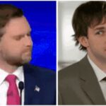 JD Vance JD Vance schildert seinen viralen „Jim Halpert Seitengrinsen Moment bei