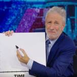 Jon Stewart enthuellt die Besessenheit der Medien von „bizarrem Trump