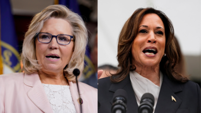 Kamala Harris Die ehemalige GOP Vertreterin Liz Cheney wird am Geburtsort