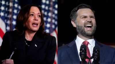 Kamala Harris JD Vance kritisiert Kamala Harris dafuer dass sie