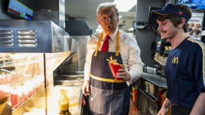 McDonalds teilt seinen Mitarbeitern mit dass es nach Trumps Besuch