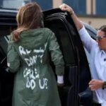 Melania Trump Melania Trump behauptet dass die „I dont care Jacke