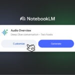 Mit NotebookLM von Google koennen Sie jetzt KI generierte Audiogespraeche leiten