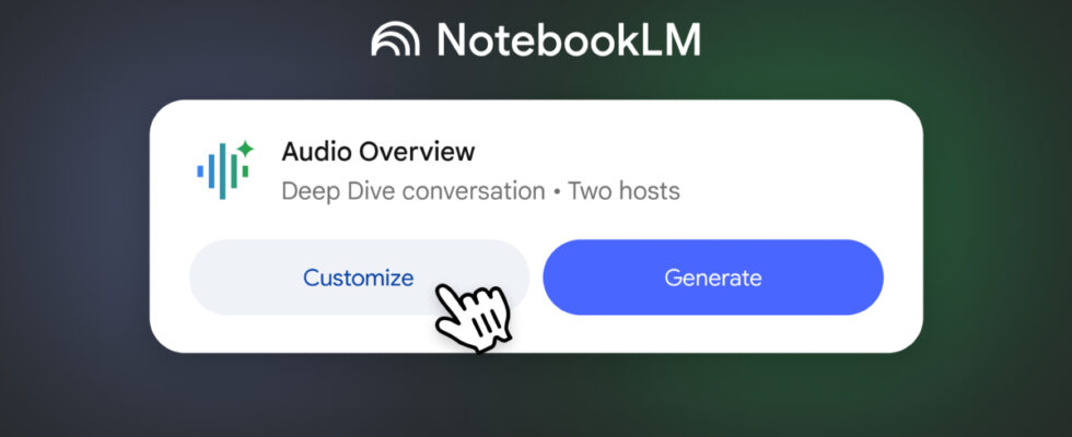 Mit NotebookLM von Google koennen Sie jetzt KI generierte Audiogespraeche leiten