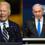 Netanjahu spricht mit US Praesident Biden waehrend Israel ueber Massnahmen gegen