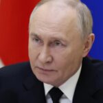 Putin fuehrt Uebungen mit russischen Atomstreitkraeften durch bei denen Vergeltungsschlaege