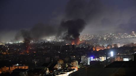 Riesige Explosion durch israelische Angriffe in Beirut VIDEO – World