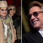 Robert Downey Jr besuchte Johnny Depps Kunstausstellung