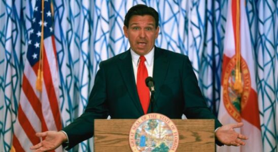 Ron DeSantis wurde von der Abortion Rights Group verklagt nachdem