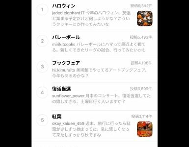 Threads testet die Ansicht „Jetzt im Trend in Japan