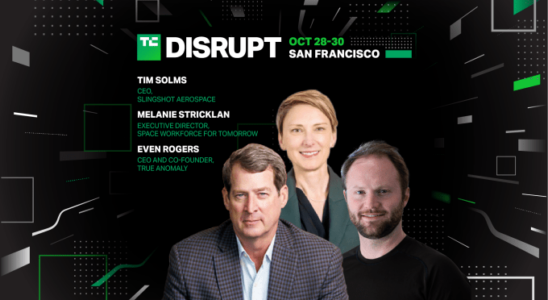 True Anomaly Slingshot Aerospace und Space Workforce 2030 bei Disrupt