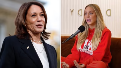 US Praesidentschaftswahlen Kamala Harris tritt im Podcast „Call Her Daddy auf