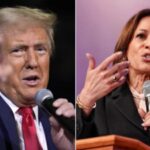 US Wahl 2024 Umfragen zeigen dass Trump erstmals Harris ueberholt