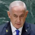 „Wir werden gewinnen Der israelische Ministerpraesident Netanyahu trifft Armeetruppen vor