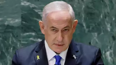 „Wir werden gewinnen Der israelische Ministerpraesident Netanyahu trifft Armeetruppen vor