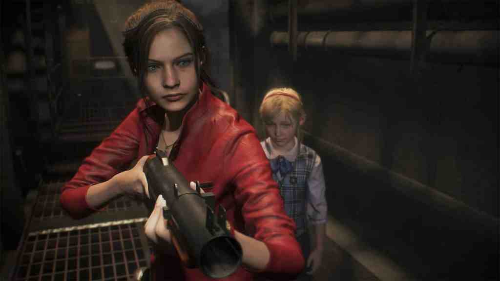 Claire Redfield Sherry Birkin Capcom Resident Evil 2 Remake betrügt die untoten Zombies, bis Mr. X auftaucht