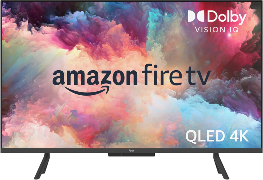 Amazon Fire TV 50" 4K-UHD-Smart-TV der Omni QLED-Serie, Dolby Vision IQ, Fire TV Ambient Experience über Amazon