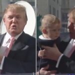 Altes Video in dem Donald Trump sein Baby Barron Trump