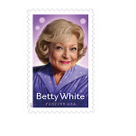 Betty White erhaelt das Geschenk der postalischen Unsterblichkeit