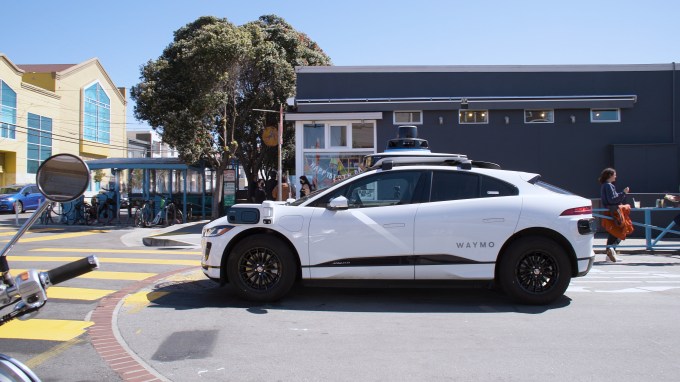 Waymo Jaguar i-Pace vollautonomes Robotaxi in San Francisco