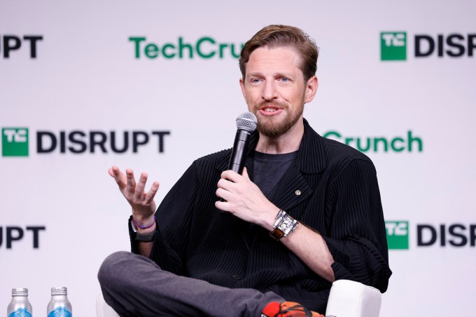 Matt Mullenweg, Gründer und CEO von Automattic, spricht auf der Bühne während TechCrunch Disrupt 2024 Tag 3 im Moscone Center am 30. Oktober 2024 in San Francisco, Kalifornien.