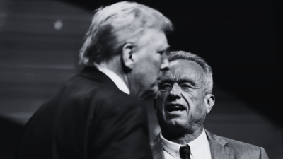 Einmal bezeichnete Robert F Kennedy Jr Donald Trump als „Bedrohung