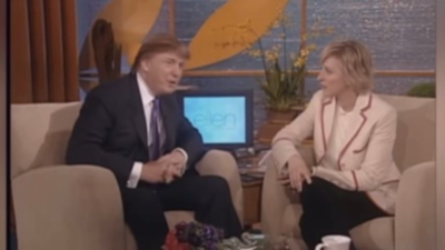 Ellen DeGeners Donald Trump Als Ellen DeGeneres Donald Trump ihre