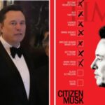 Elon Musk bestreitet die Checkliste auf der Titelseite des Time Magazins