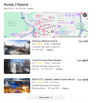 Google testet in der neuesten DMA Variante einfache „Blue Link Ergebnisse fuer Hotelsuchen