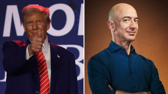 Jeff Bezos machte mit Amazon Liefergeschwindigkeit einen Kotau vor Trump