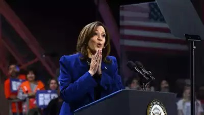 Kamala Harris Kamala Harris fordert ihre Verbuendeten auf sich ihre