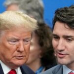 Kanadas Premierminister Trudeau trifft Trump waehrend der gewaehlte US Praesident mit