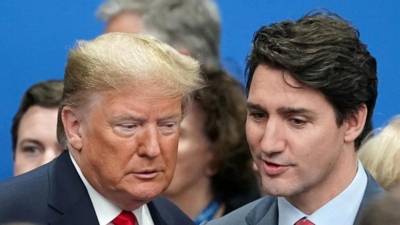 Kanadas Premierminister Trudeau trifft Trump waehrend der gewaehlte US Praesident mit