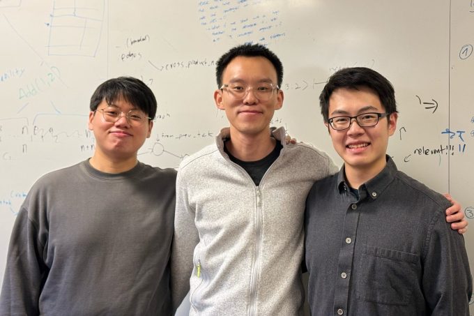 Die vLLM-Erfinder Woosuk Kwon, Zhouhan Li und Simon Mo