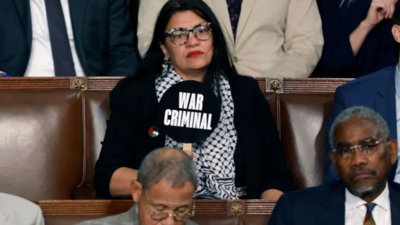 Rashida Tlaib Demokratin Rashida Tlaib weigert sich Kamala Harris zu