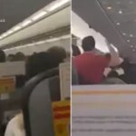 Sehen Sie Passagiere schreien als der Flug der Pegasus Airlines