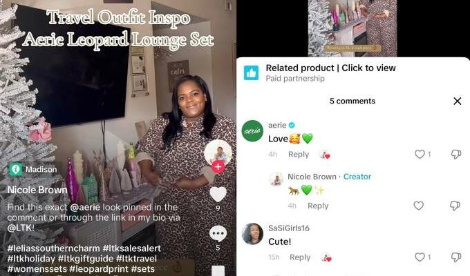 TikTok integriert sich in die Influencer Shopping App LTK wie Videos zeigen