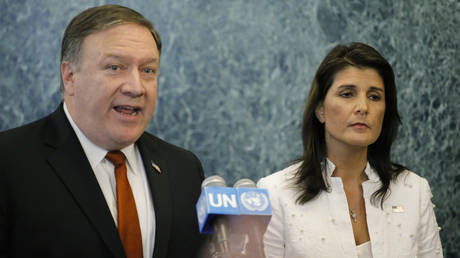 Trump sagt Haley Pompeo werde nicht ins Weisse Haus einziehen