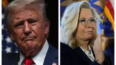 Trump ueber Liz Cheney Trump sagt dass man Liz Cheney