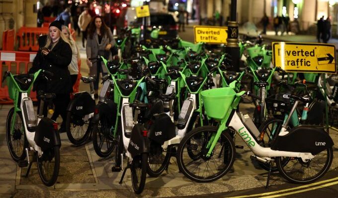 Verabschieden Sie sich vom „Dockless Parken fuer E Bikes in London indem