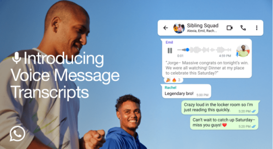 WhatsApp fuehrt Sprachnachrichten Transkripte ein