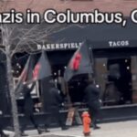 „Hass ist nicht willkommen Neonazis marschieren mit Hakenkreuzfahnen in Ohio