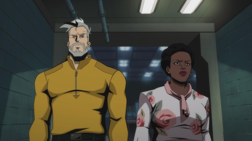 Rick Flag Sr. und Amanda Waller in Creature Commandos Staffel 1, Folge 1